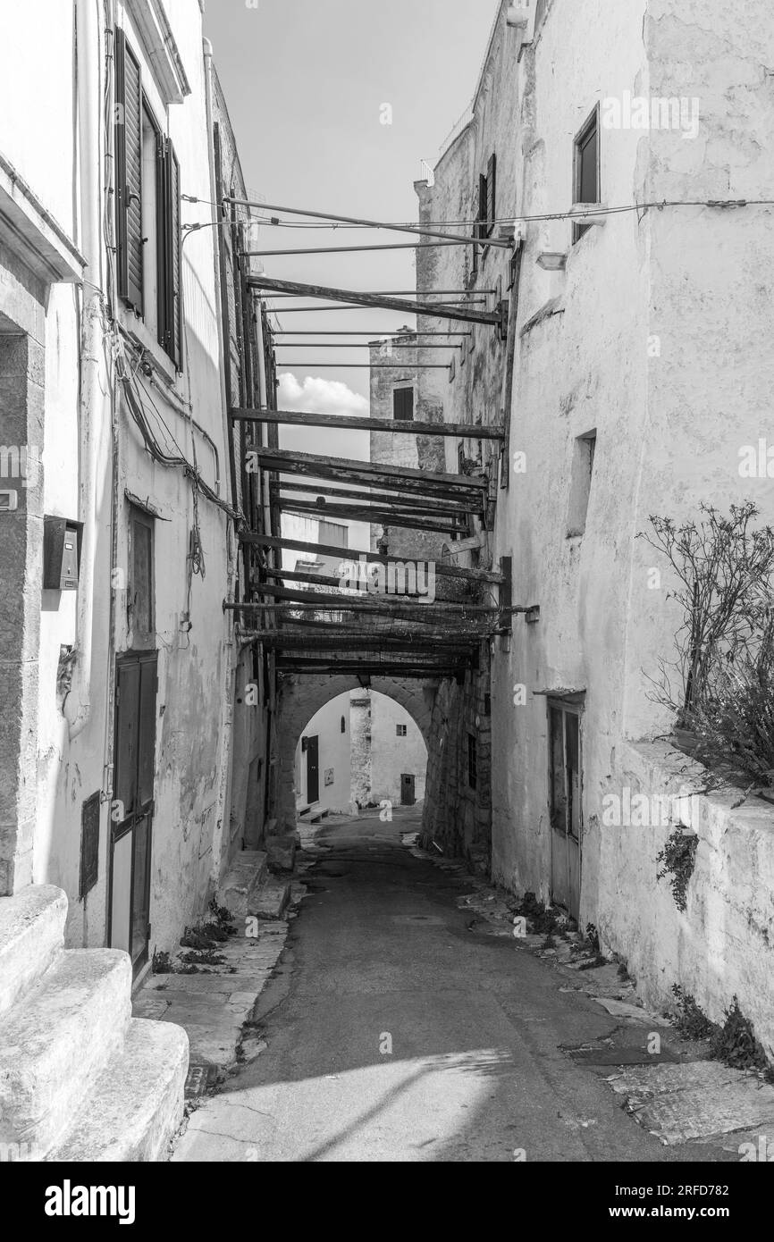 Ostuni, città biancha (weiße Stadt), Apulien, Süditalien Stockfoto