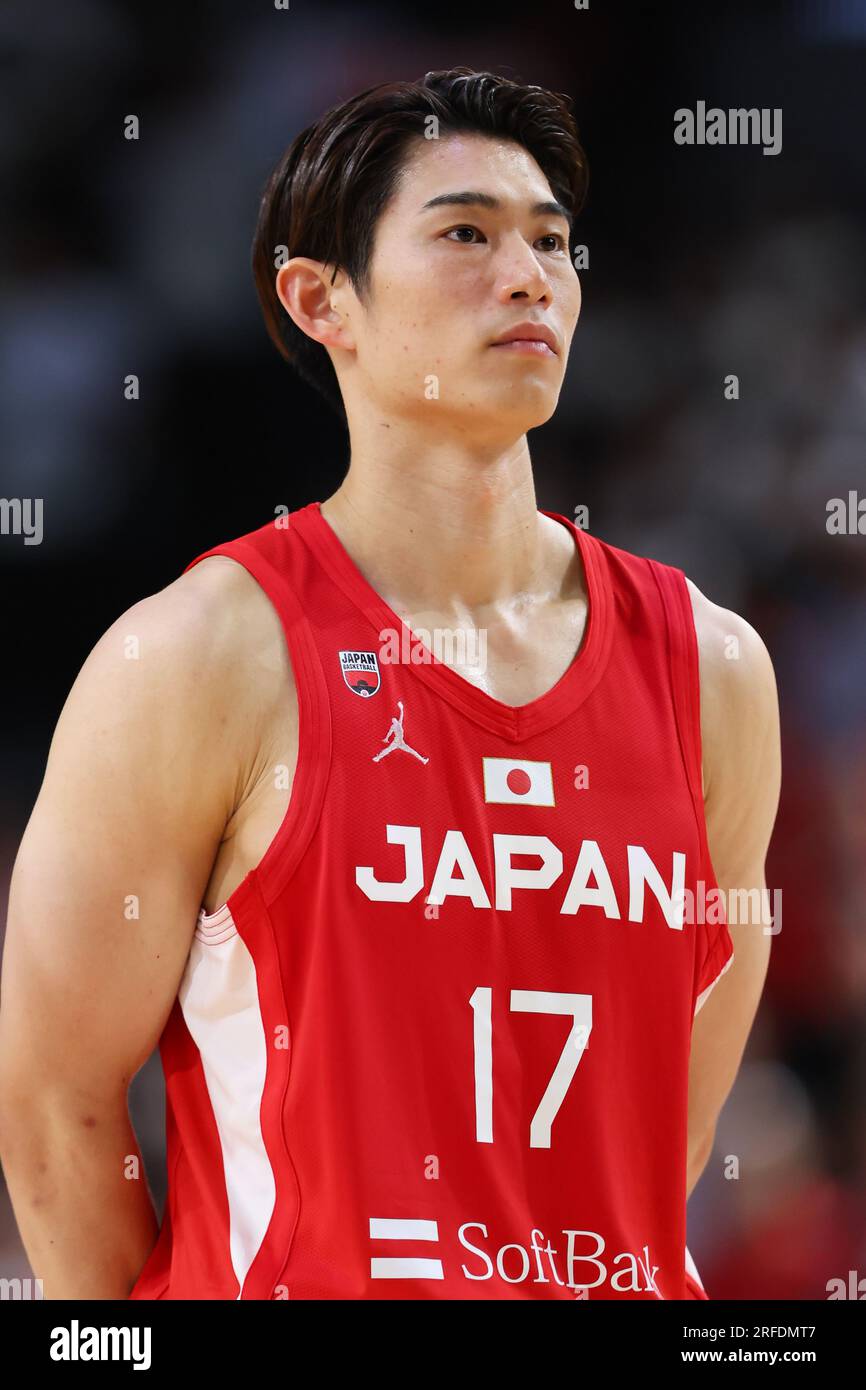 Gunma, Japan. 2. Aug. 2023. Yutaro Suda (JPN) Basketball : Männer Basketball Internationales Freundschaftsspiel zwischen Japan 79-72 Neuseeland in der Open House Arena Ota in Gunma, Japan . Kredit: Naoki Morita/AFLO SPORT/Alamy Live News Stockfoto