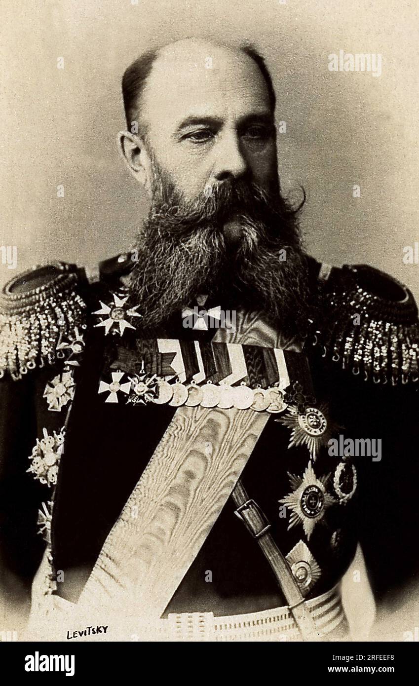 Portrait de Alexis Gripenberg (1852-1927), General Russe. Photographie, Debüt du 20e siecle. Stockfoto