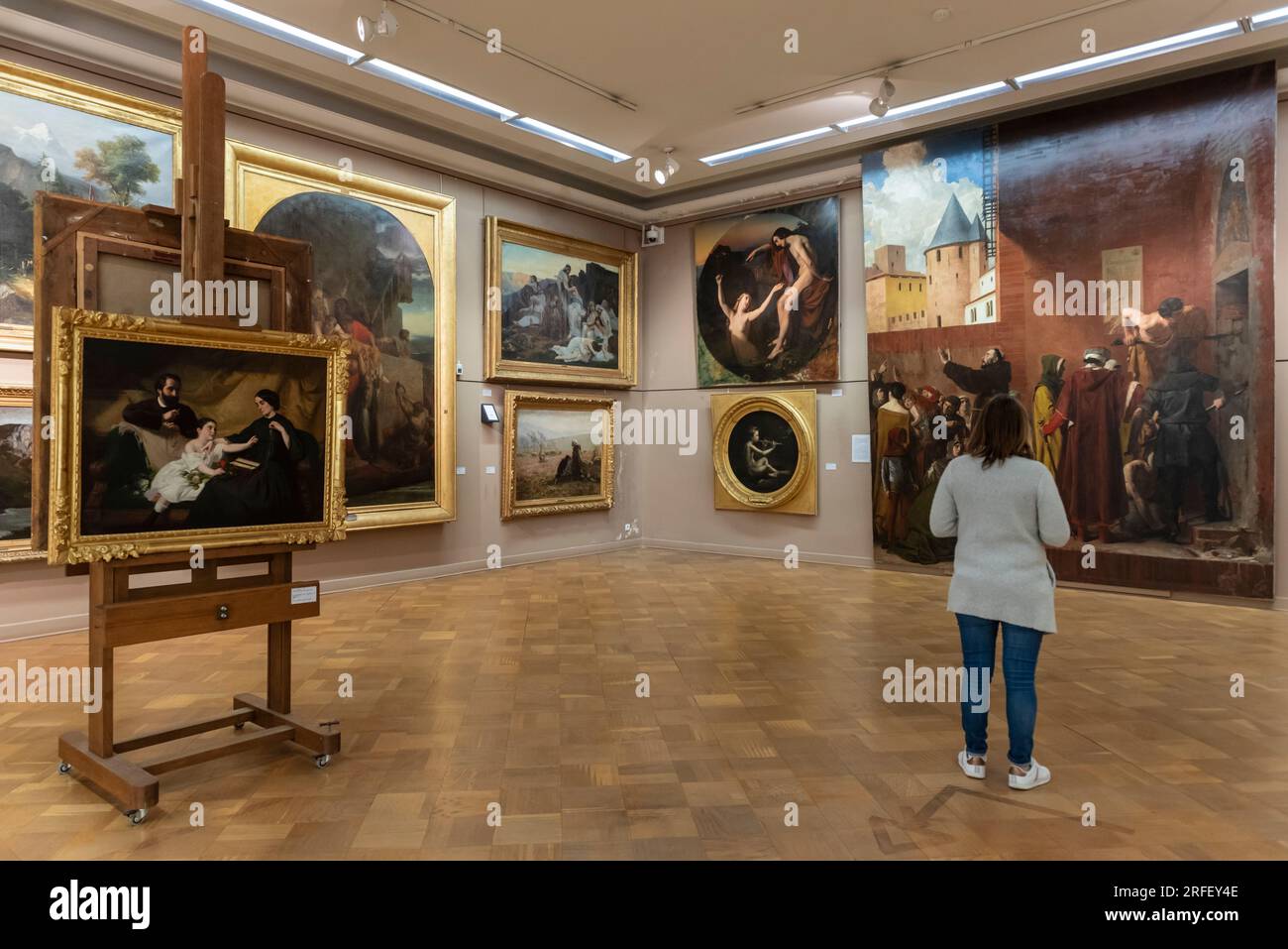 Frankreich, Aude, Carcassonne, Musee des Beaux Arts (Museum der Schönen Künste) Stockfoto