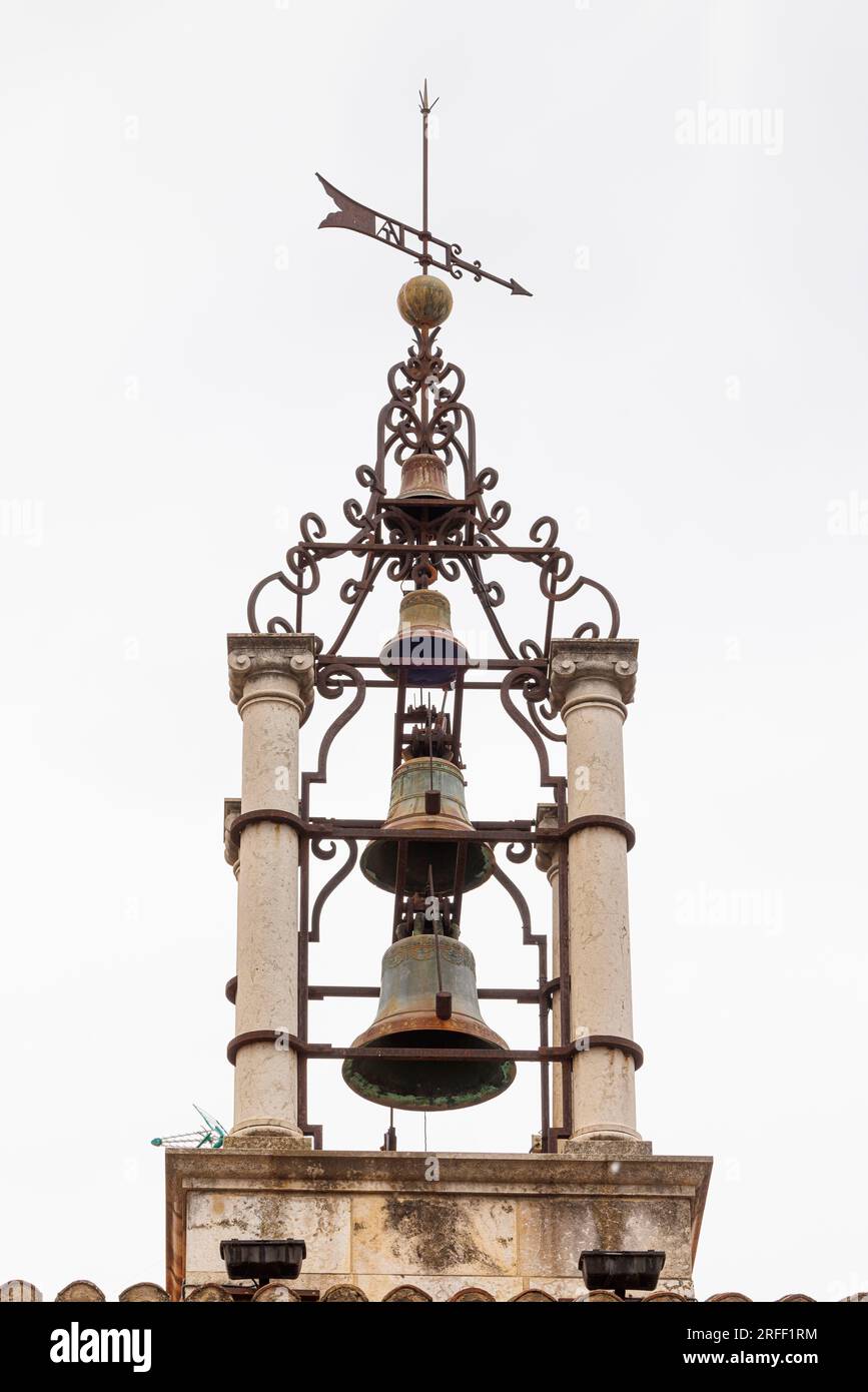 Spanien, Aragon, Tarazona, das Rathaus campanile Stockfoto