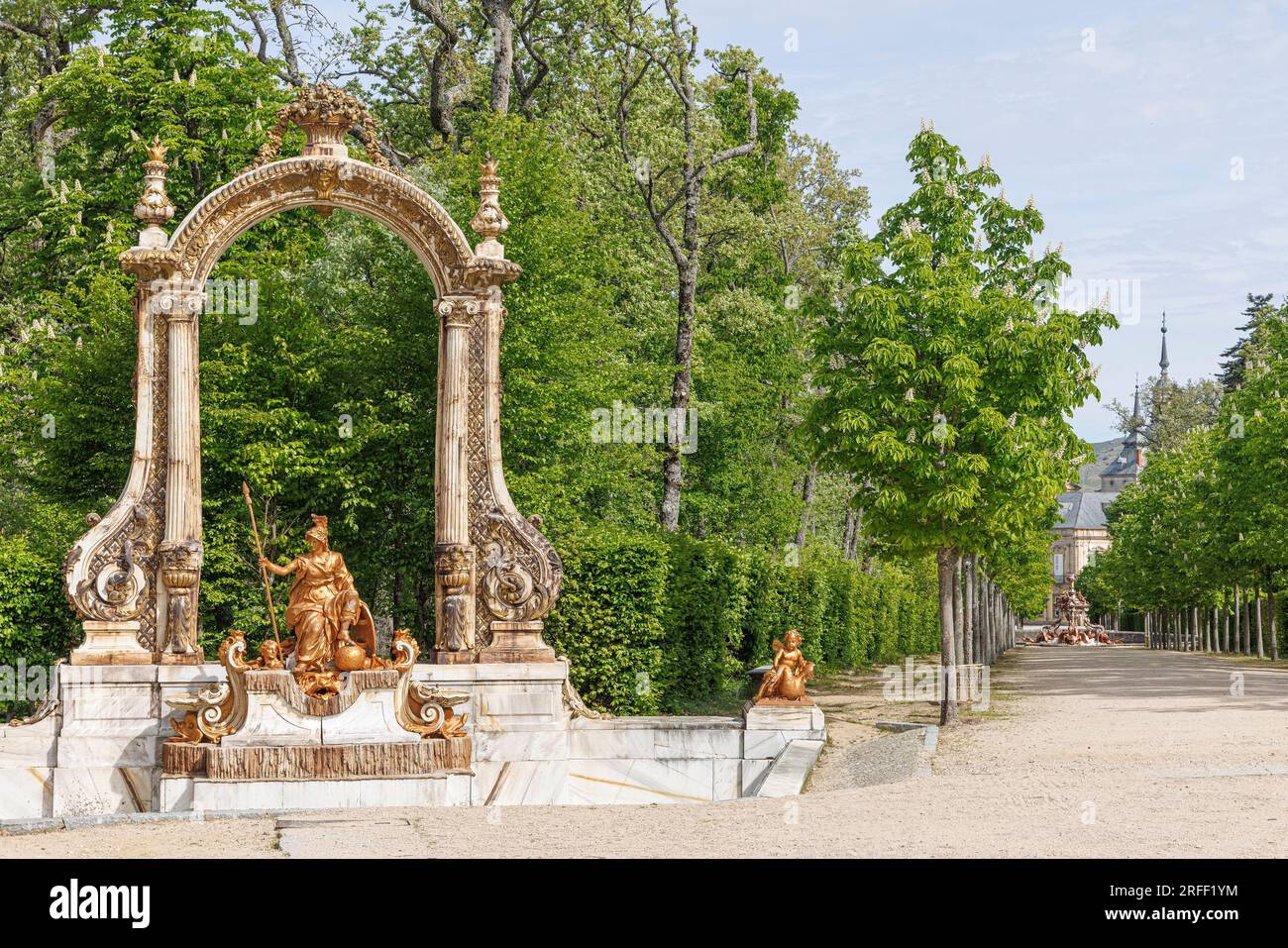 Palazzo reale di la granja di san ildefonso Fotos und Bildmaterial in