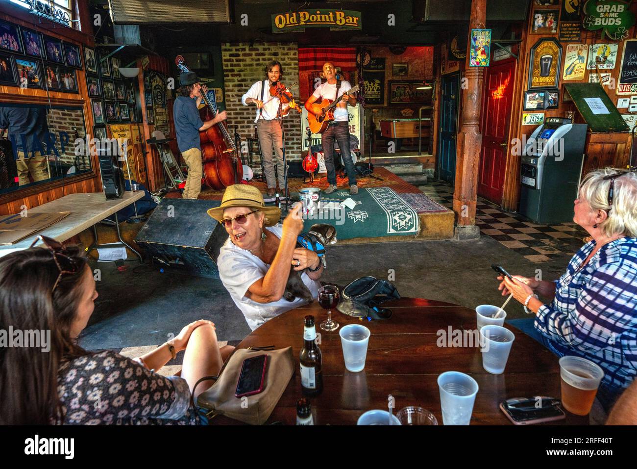 USA, Louisiana, New Orleans, die Old Point Bar in der Gegend von Algiers Point Stockfoto
