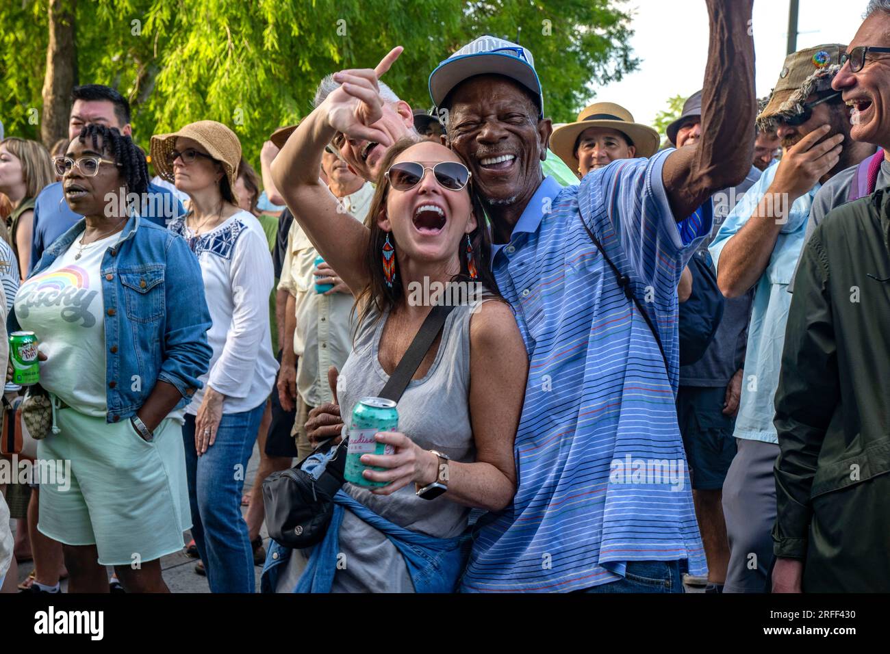 USA, Louisiana, New Orleans, Louis Armstrong Parc, donnerstags im Parc Stockfoto