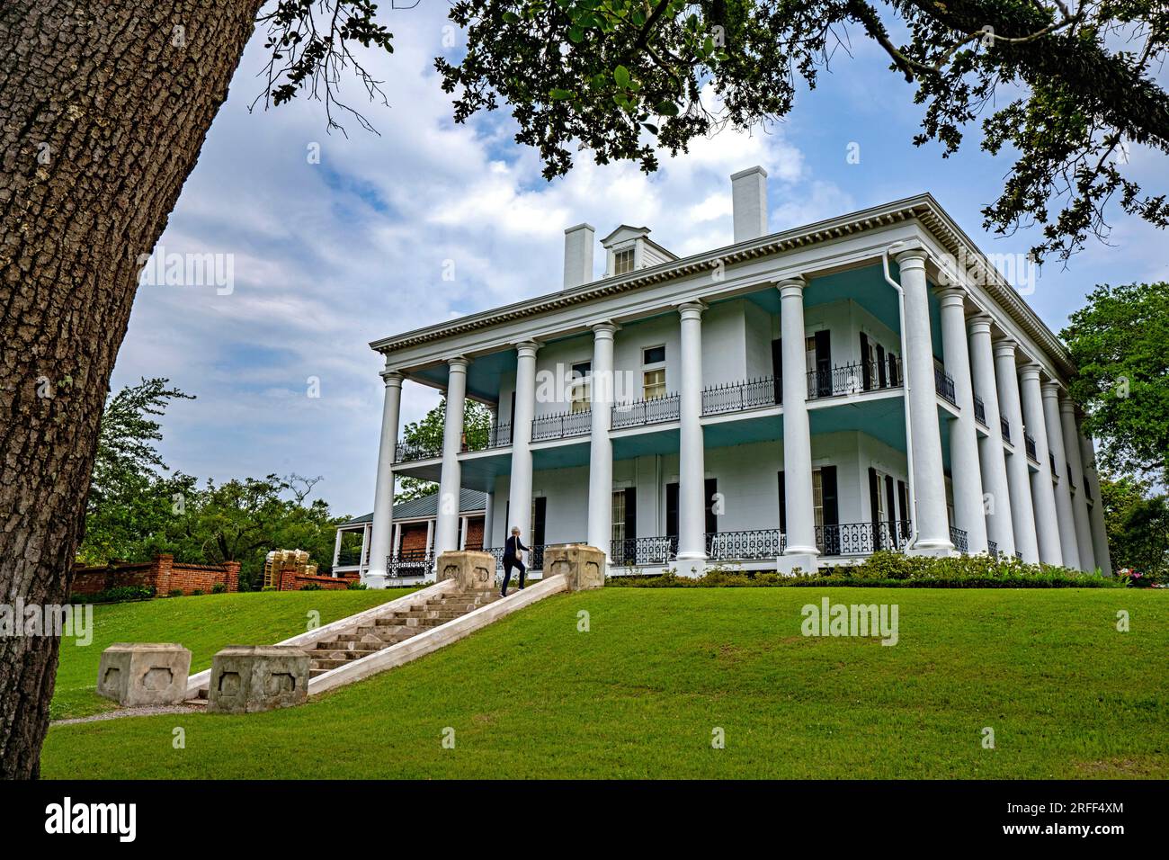 USA, Mississippi, Natchez, Dunleith Vorkriegshaus Stockfoto