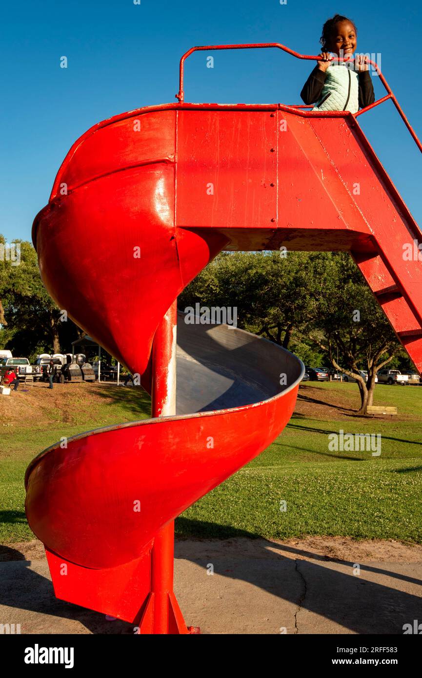 USA, Louisiana, Parks, schwarze Nachbarschaft Stockfoto