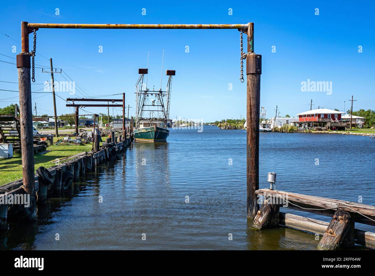 Usa, Louisiana, Cocodrie Stockfoto