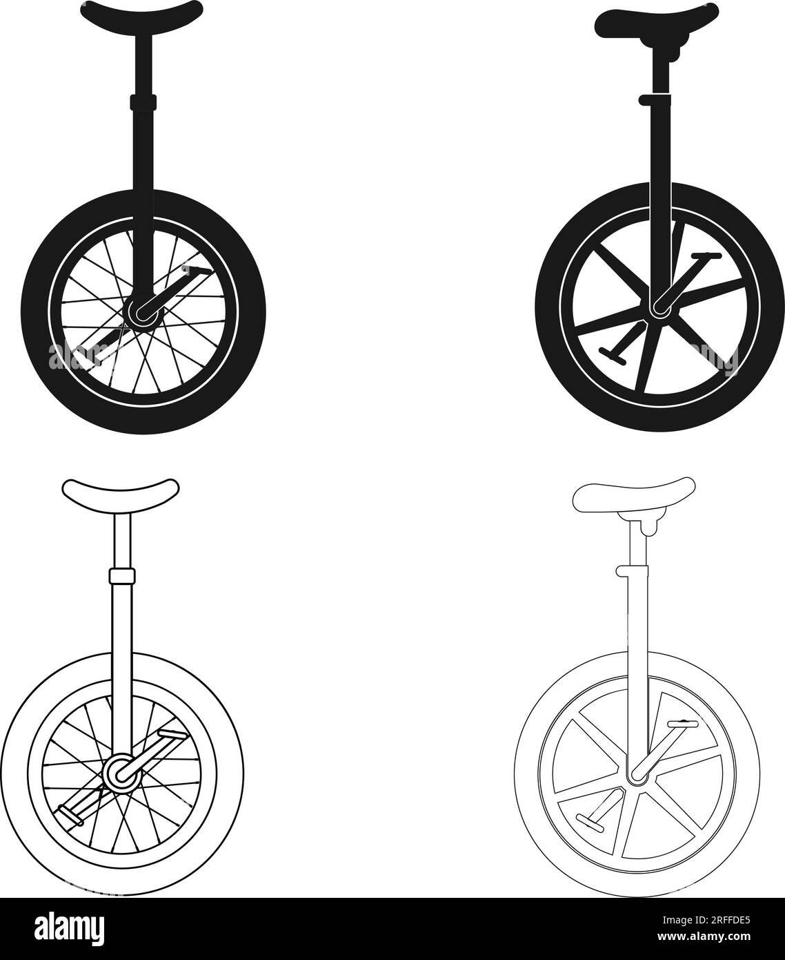 circus Bike Symbol Vektordarstellung Symboldesign Stock Vektor