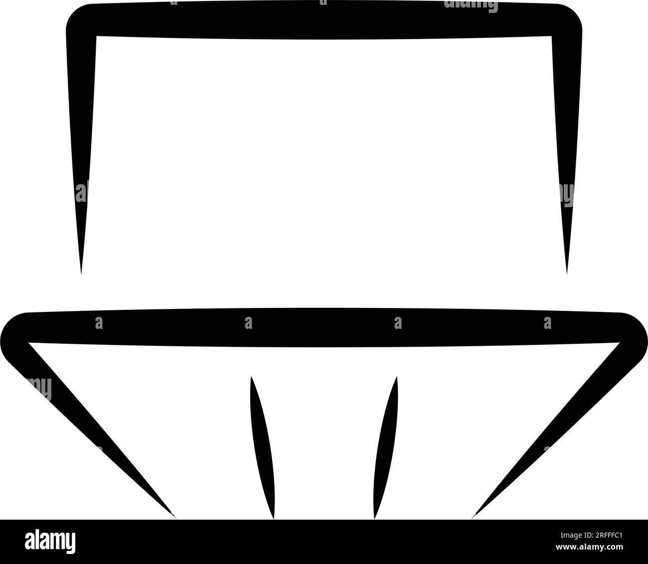 Vektordesign für Basketball-Ikone Stock Vektor