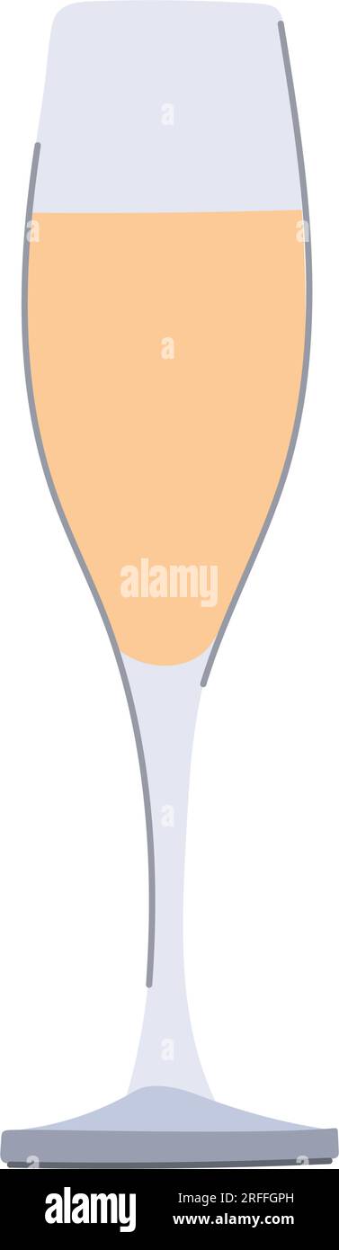 Cocktailgläser, Cartoon-Vektorgrafik Stock Vektor