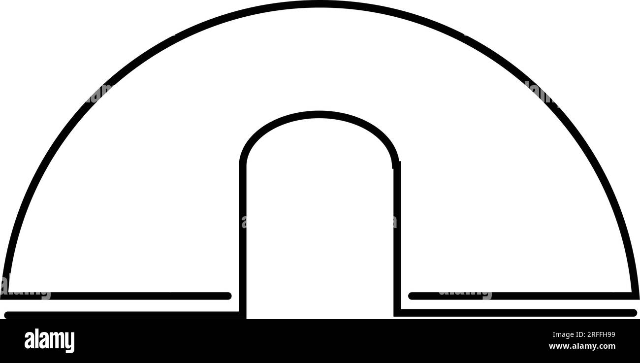 Bunker-Symbol-Vektordesign Stock Vektor