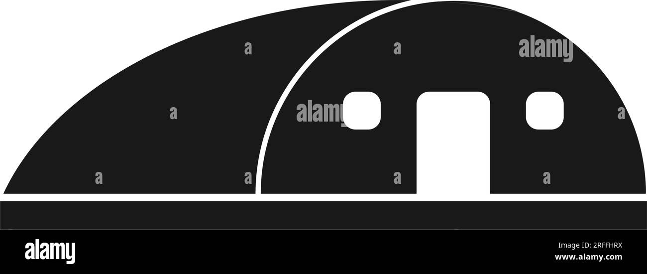 Bunker-Symbol-Vektordesign Stock Vektor