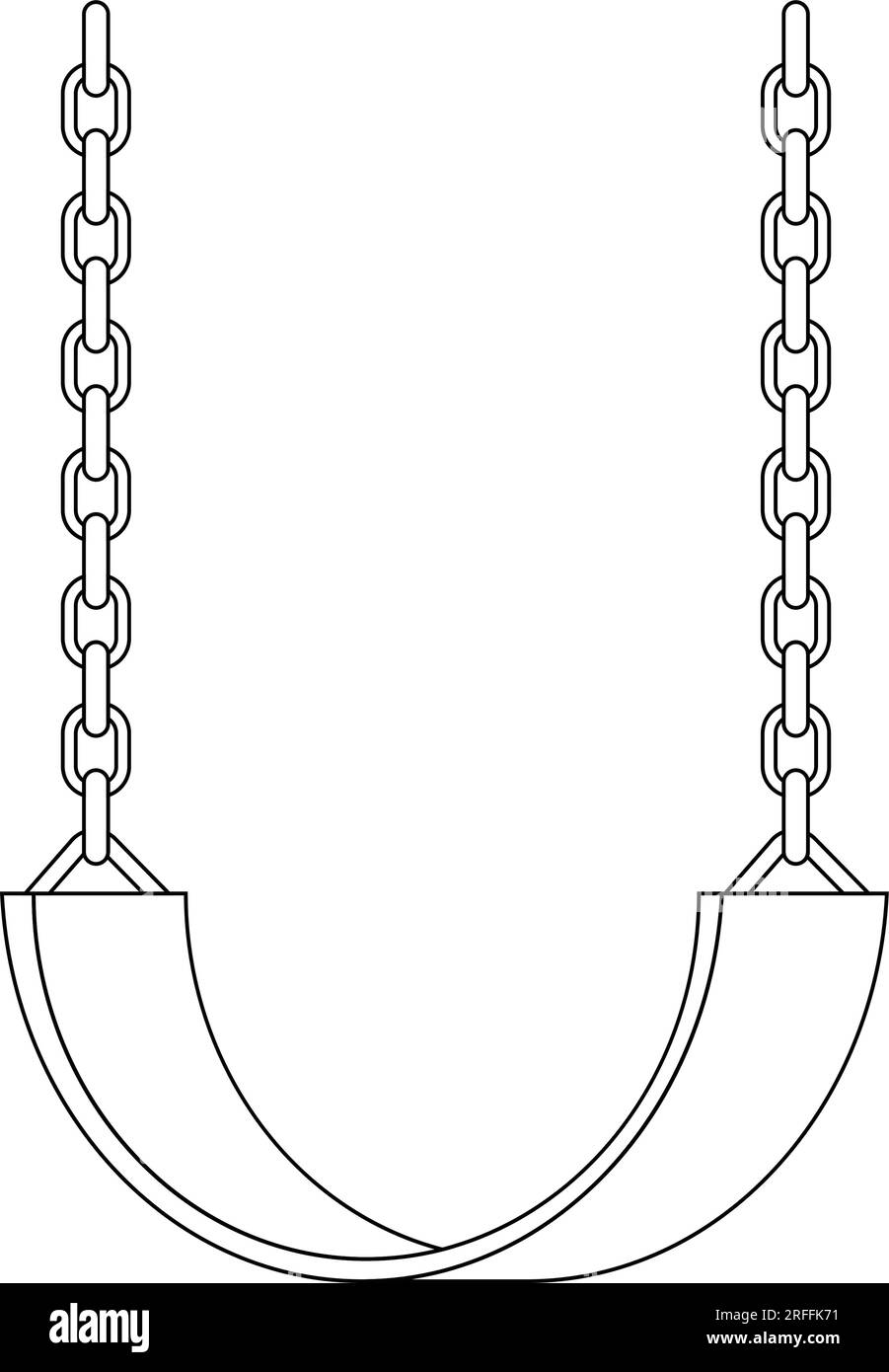 Schaukelsymbol Vektordarstellung Symboldesign Stock Vektor