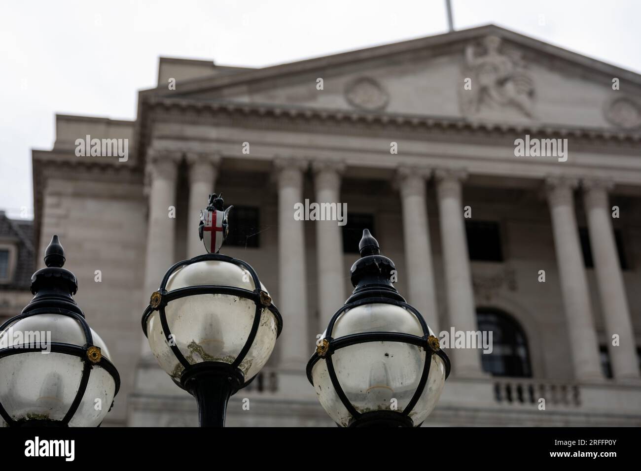 London, Großbritannien. 3. Aug. 2023. Die Bank of England erhöht die Zinssätze auf 5,25 % Kredit: Ian Davidson/Alamy Live News Stockfoto
