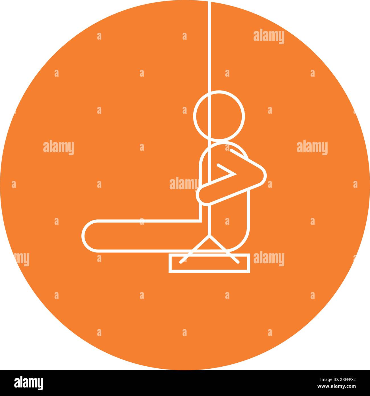 Schaukelsymbol Vektordarstellung Symboldesign Stock Vektor