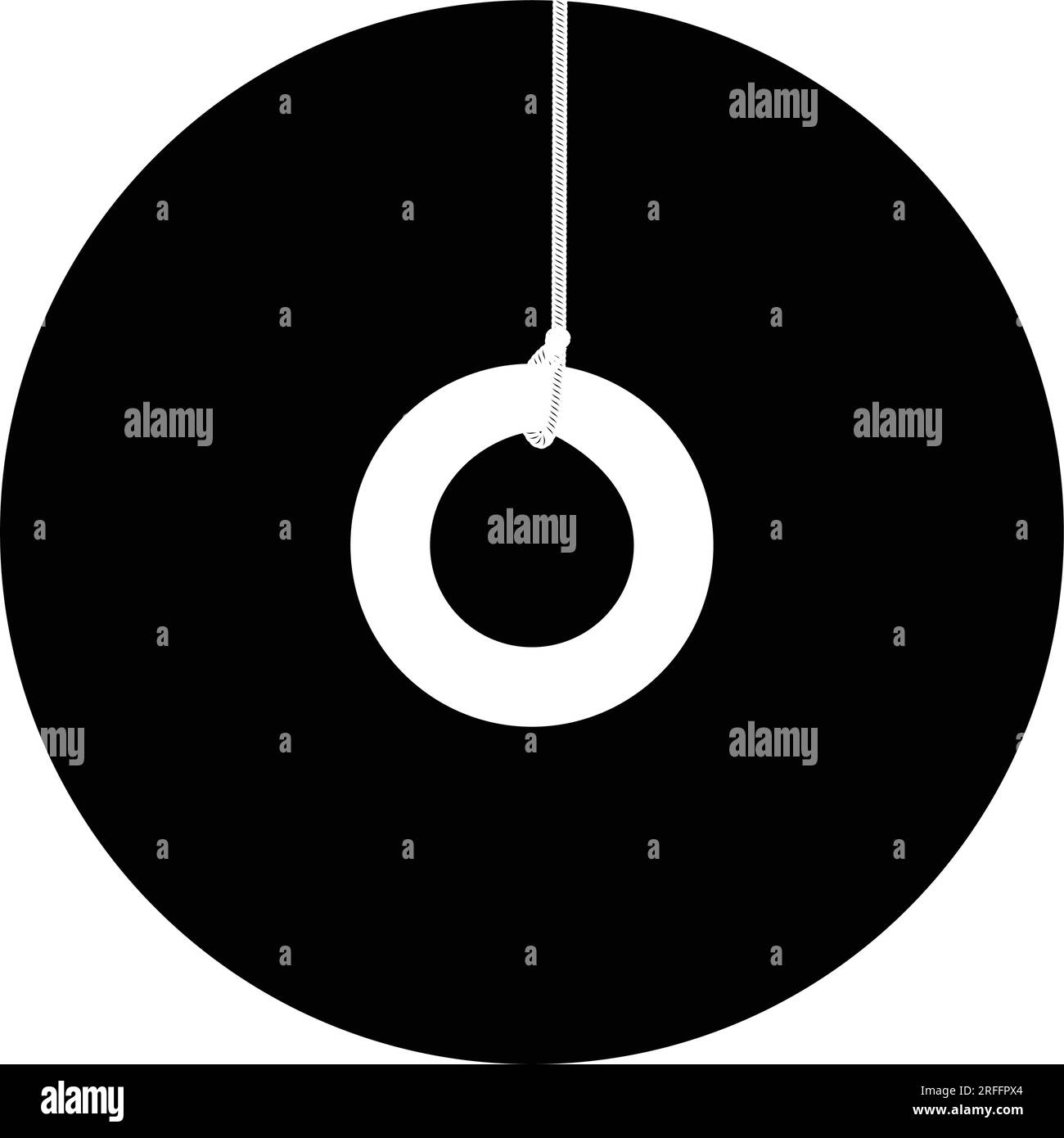 Schaukelsymbol Vektordarstellung Symboldesign Stock Vektor