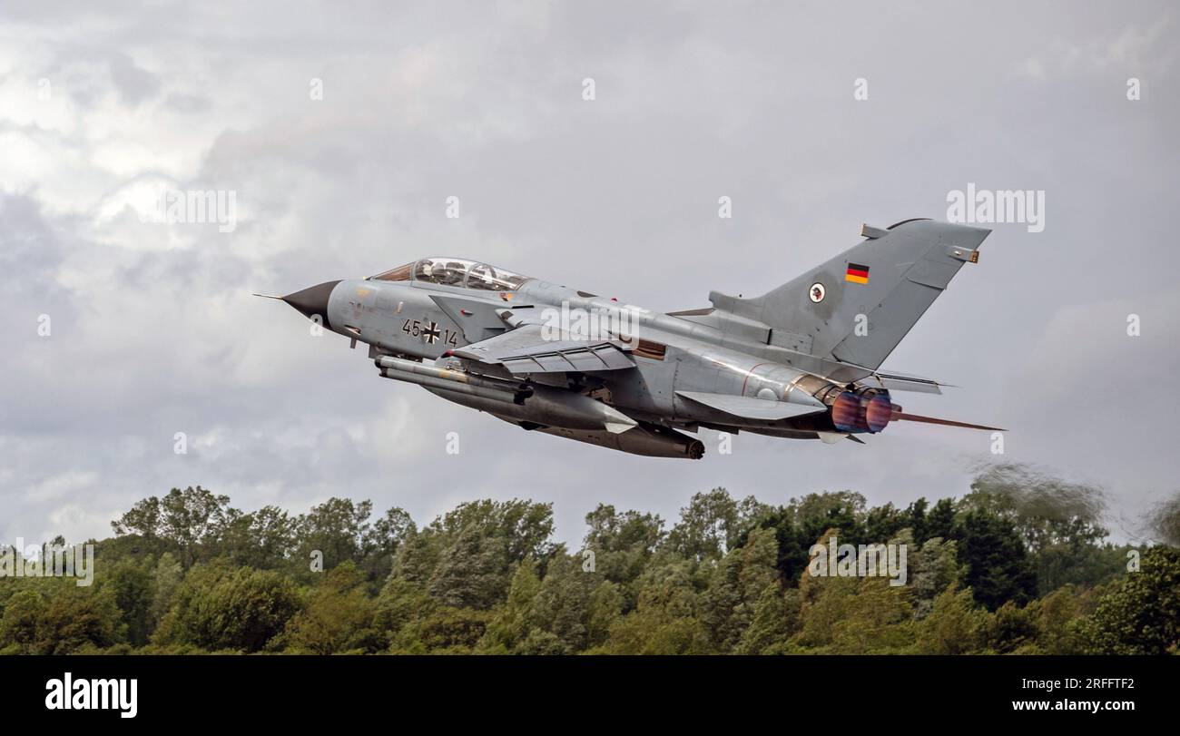 Tornado der Deutschen Luftwaffe bei der Royal International Air Tattoo Stockfoto