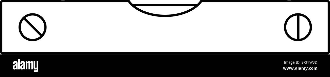 Konstruktionsebene Linealsymbol Vektordarstellung Symboldesign Stock Vektor