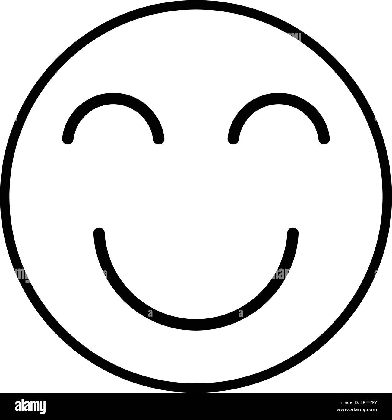 Design mit Vektorsymbolen für Smiley-Gesichter Stock Vektor