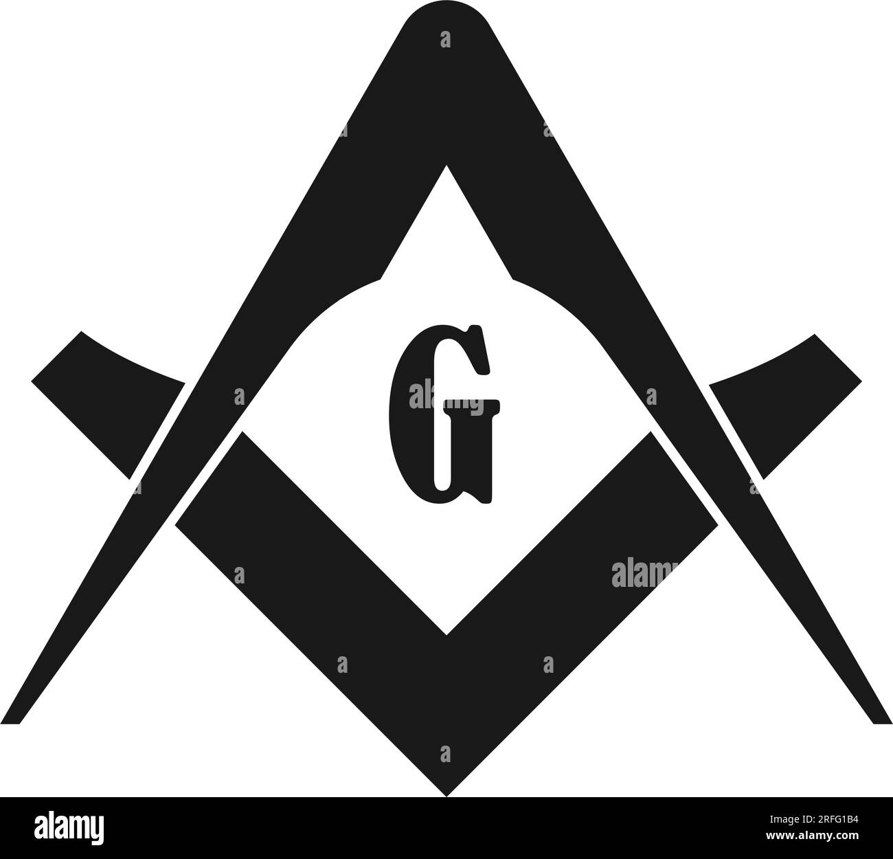 Freemasons Vektorsymbol Symboldesign Stock Vektor