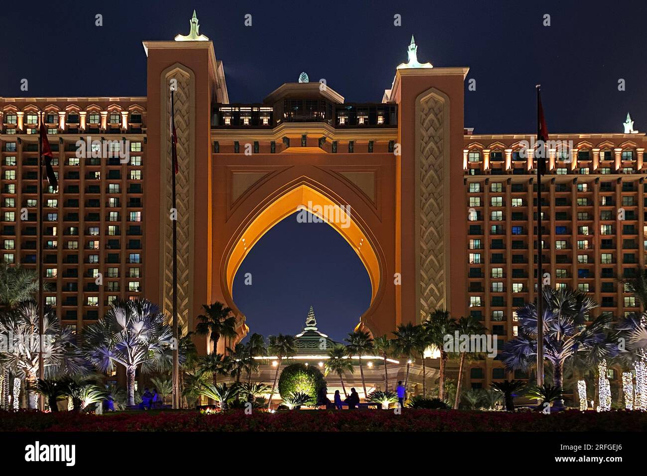 Atlantis, The Palm Hotel in Dubai, Vereinigte Arabische Emirate Stockfoto