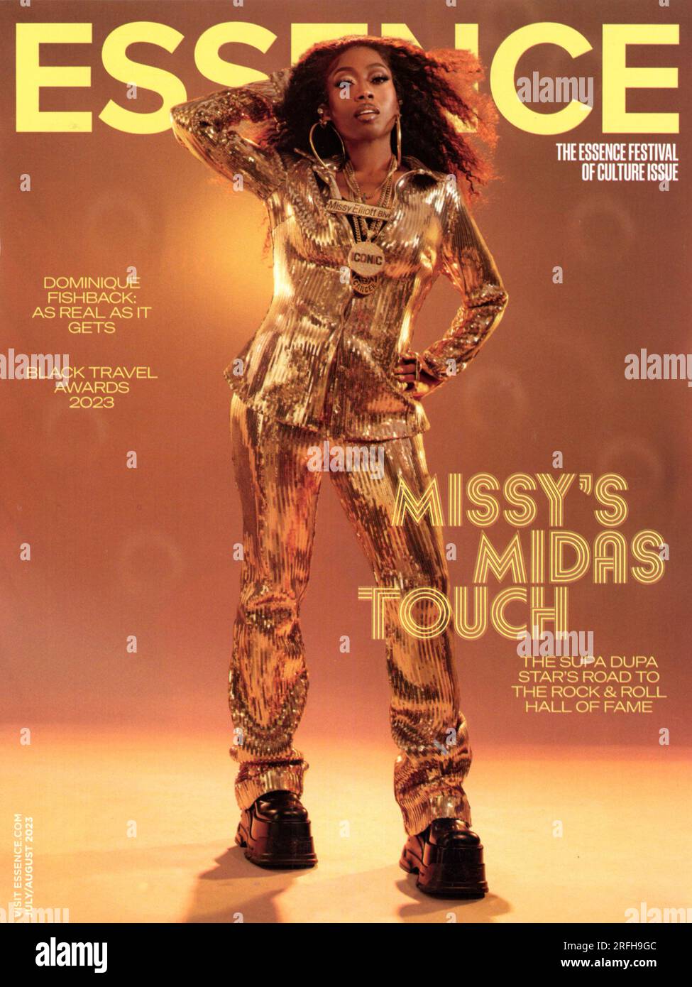 Essence Titelseite des Magazins Juli/August 2023, USA Stockfoto