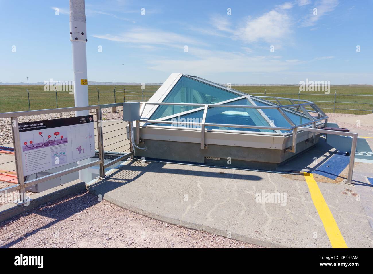 Minuteman Missile National Historic Site, South Dakota Stockfoto