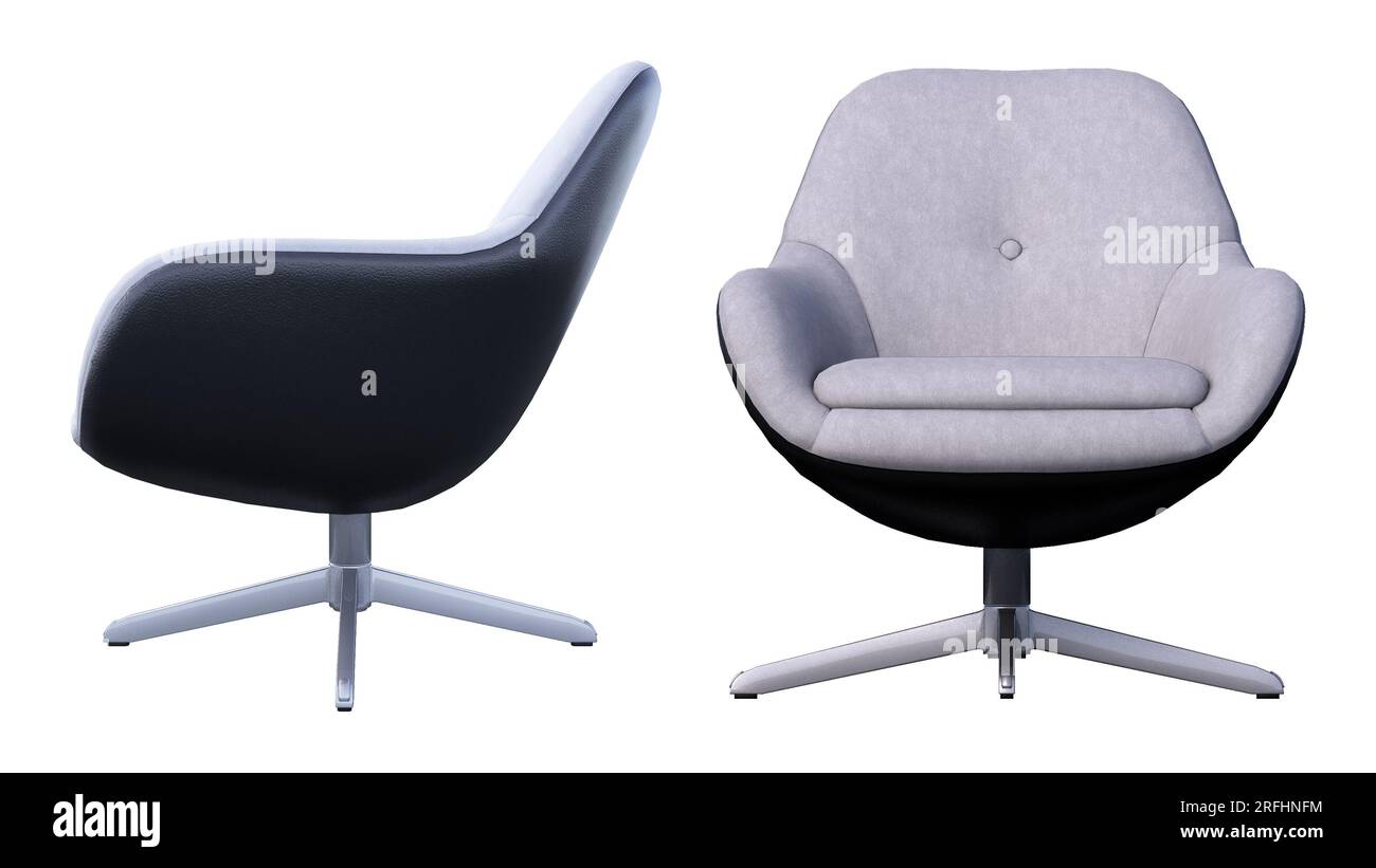 Moderner, einfarbiger Sessel für Büro und Arbeitsplatz Stockfoto