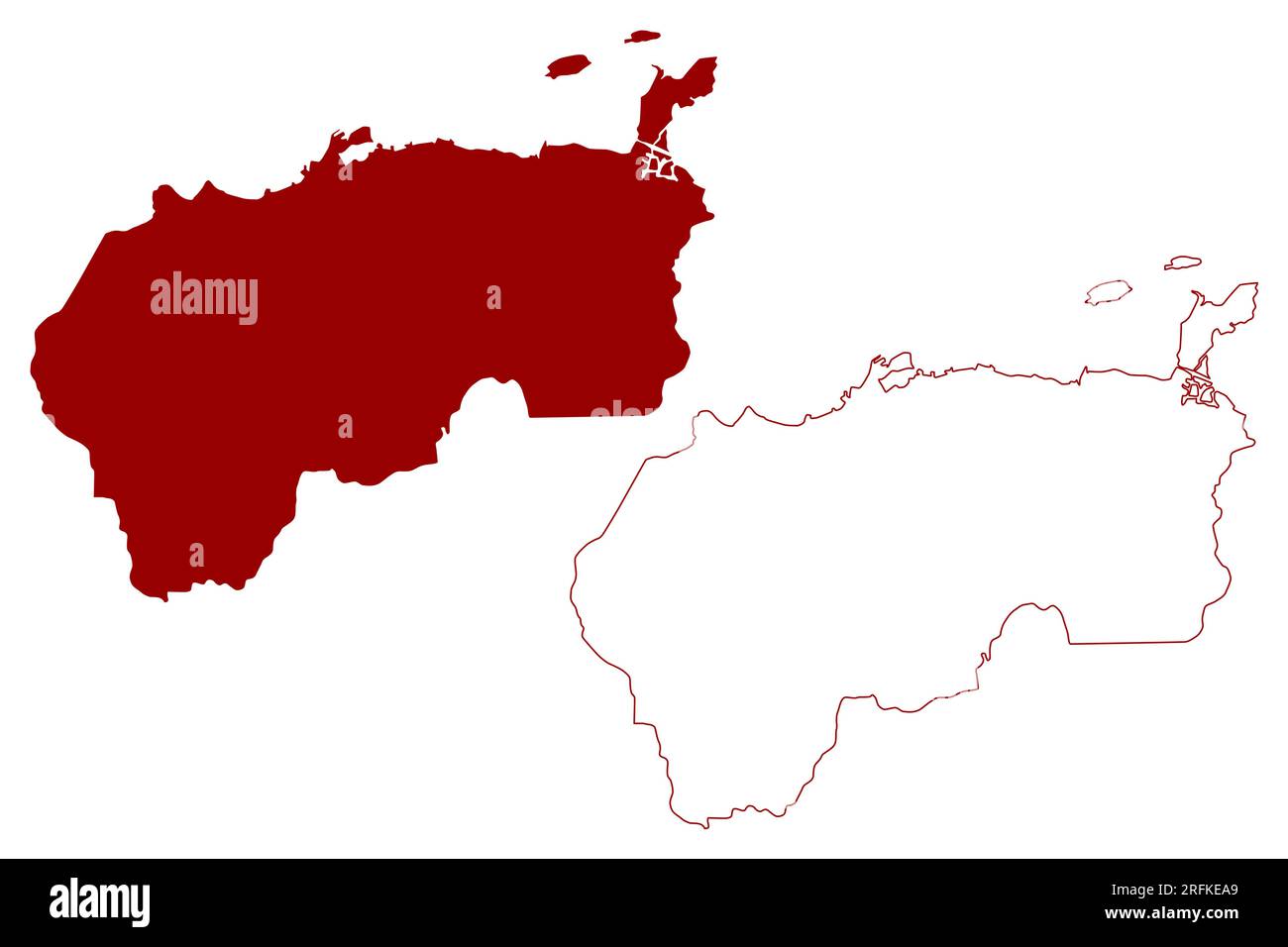 Landkreis Hofe (Schweiz, Schweizerische Eidgenossenschaft, Kanton Schwyz) Karte Vektordarstellung, Scribble Sketch Landkarte Bezirk Höfe Stock Vektor