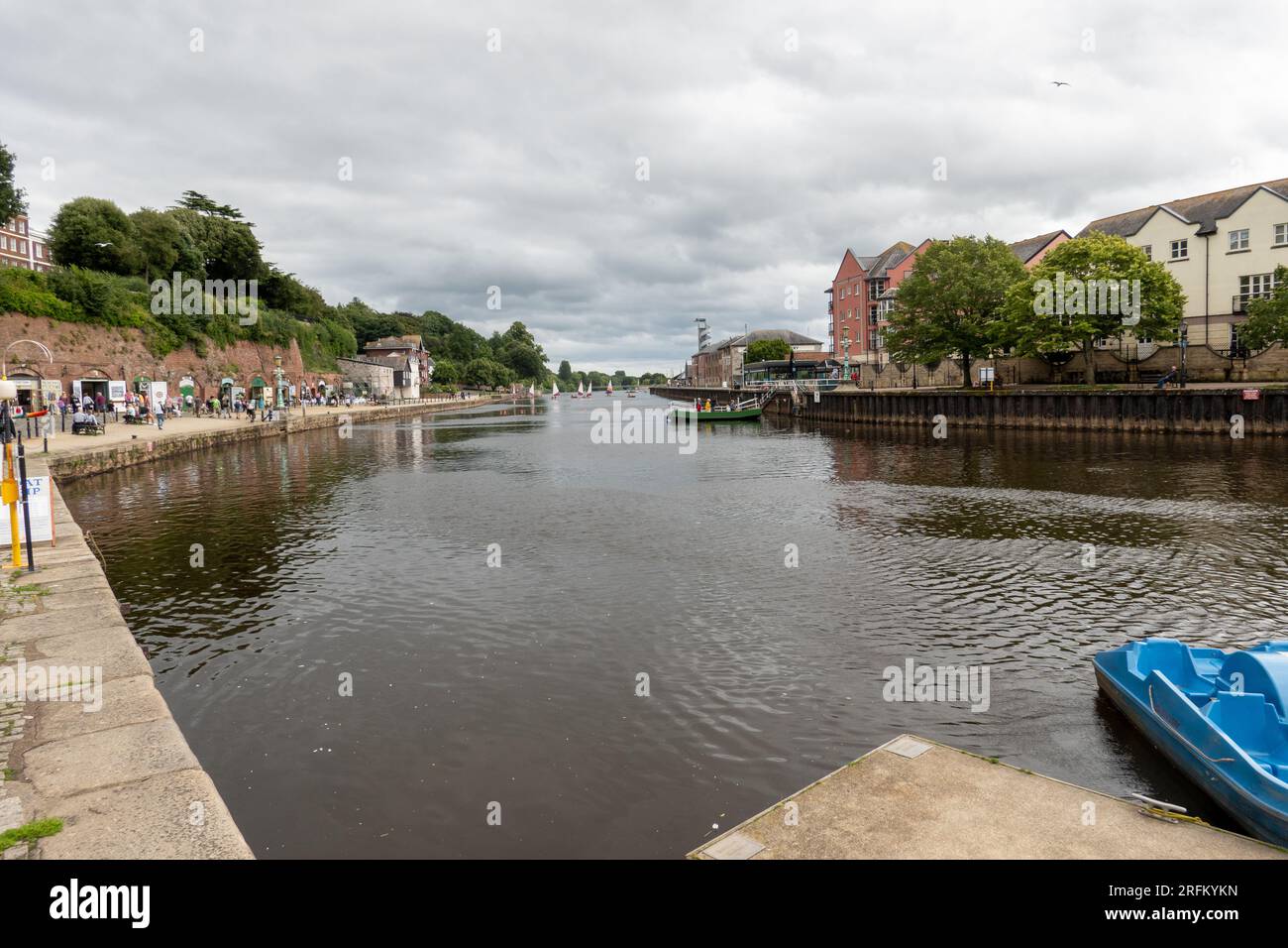River Exe, Exeter Quays Stockfoto