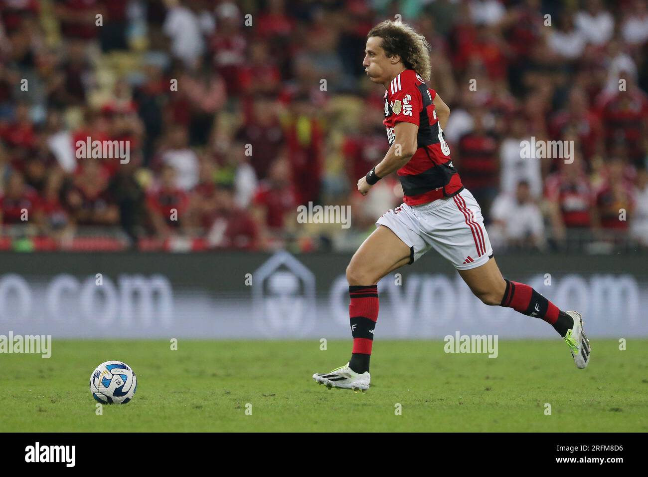 3. August 2023: Maracana Stadium, Rio de Janeiro, Brasilien. Copa Libertadores Football Flamengo gegen Olimpia; David Luiz von Flamengo Stockfoto