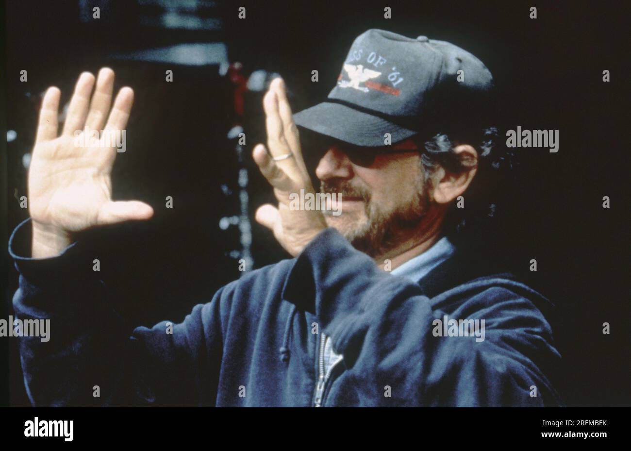 The Lost World: Jurassic Park Year : 1997 USA Regisseur : Steven Spielberg Steven Spielberg , Jeff Goldblum Shooting Picoting Stockfoto