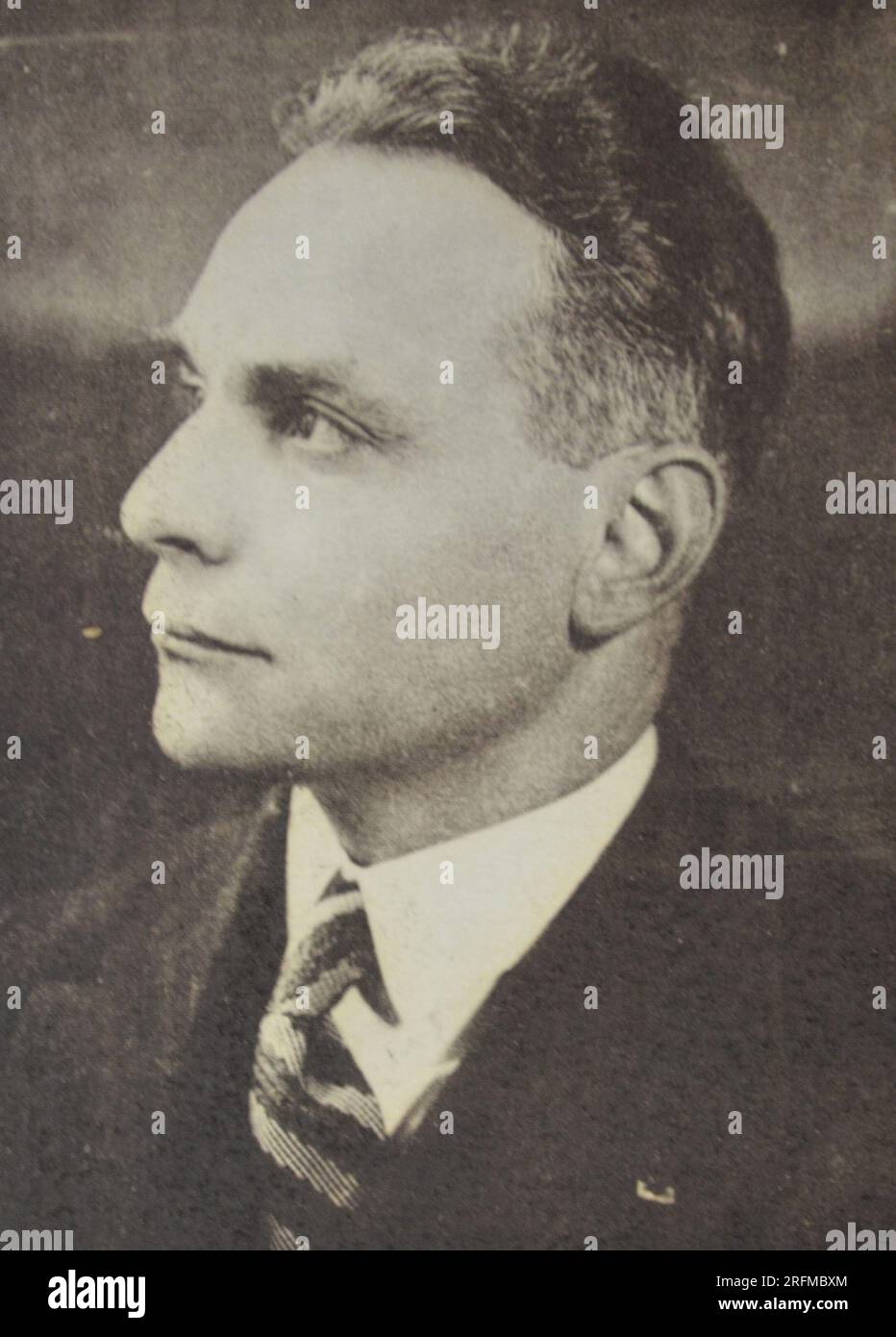 Dagnaux Jean, in Sochaux (Doubs) November 28, 1891 geboren und in Aktion in der Nacht auf den 17. Mai ermordet 18, 1940 an der Senke-au-Weizen (Aisne). Französische Flying Ace, der den Spitznamen "Der als Holzbein. ' Stockfoto