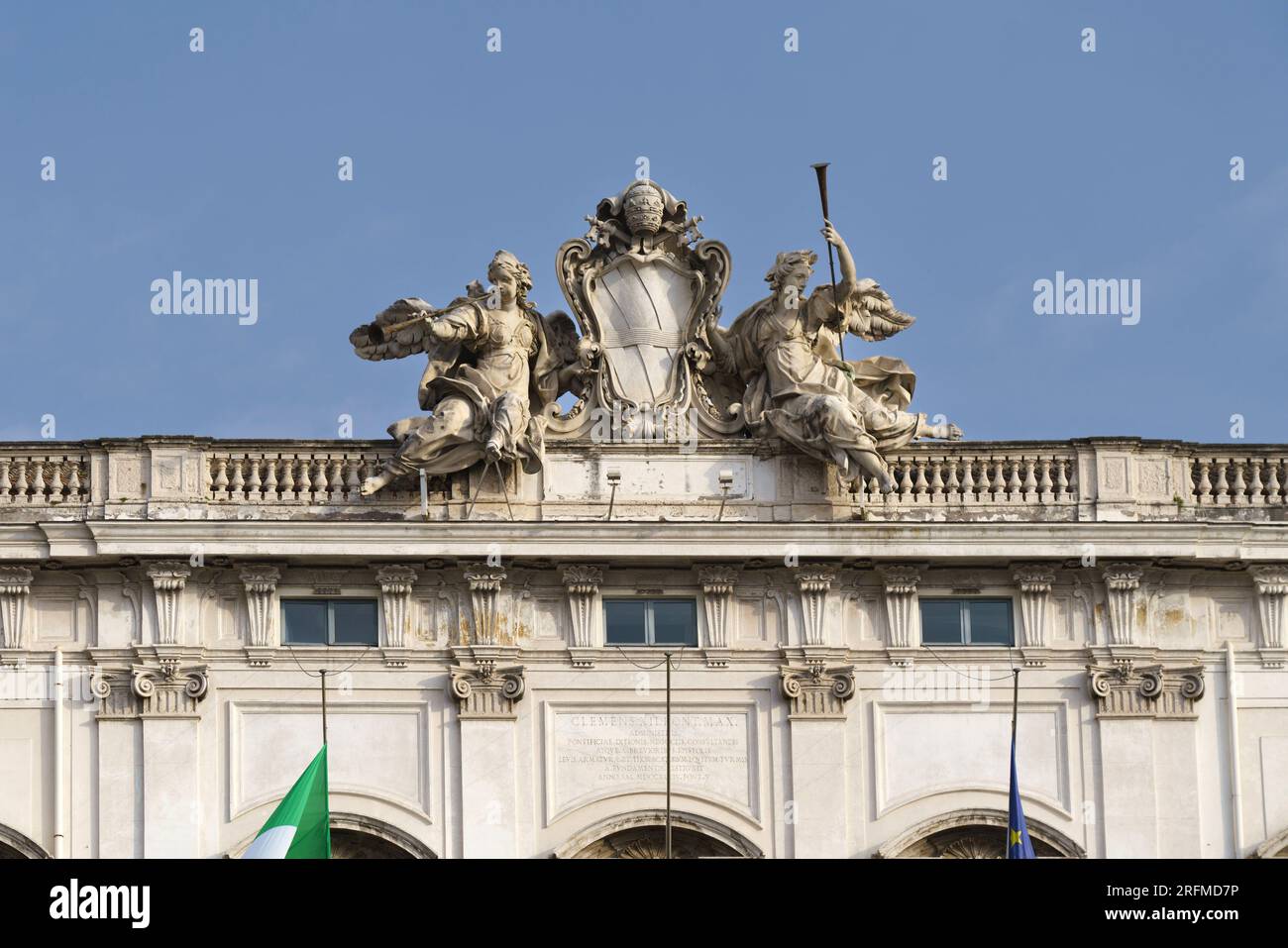 Italien, Rom, Piazza del Quirinale, Staatswohnsitz, Palazzo della Consulta Stockfoto