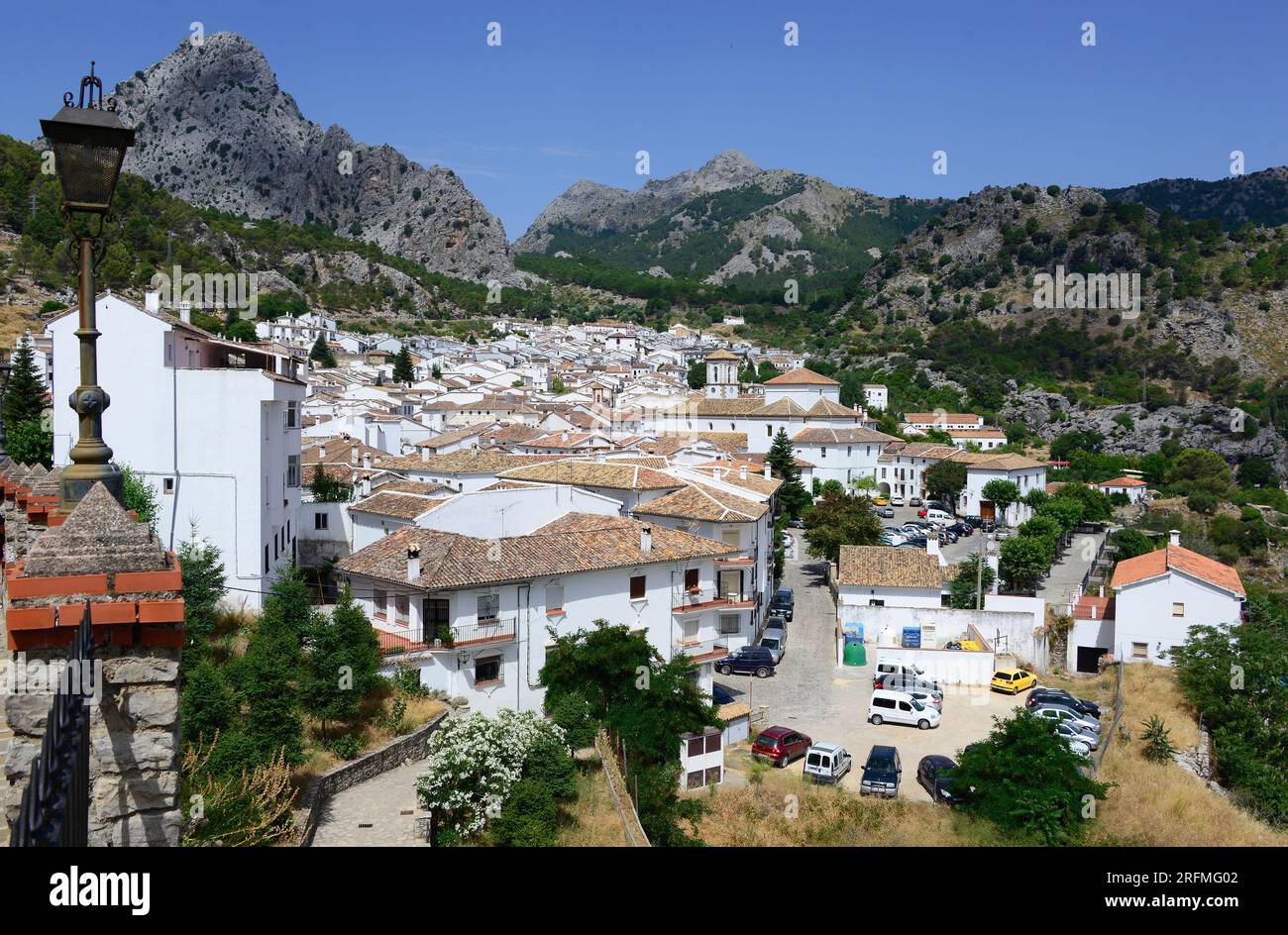 Grazalema. Provinz Cadiz, Andalusien, Spanien. Stockfoto