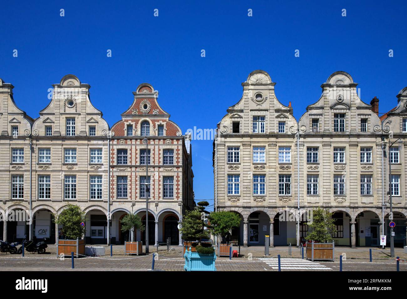 Frankreich, Region Hauts-de-France, Pas-de-Calais, Arras, „La Grand“ Place Stockfoto