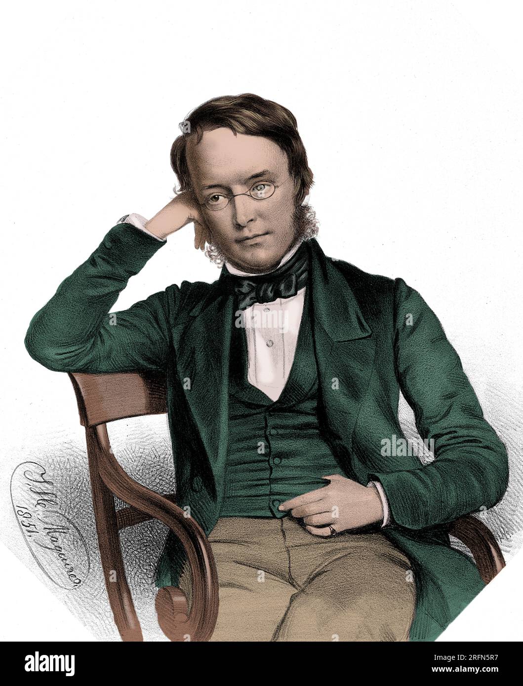 Lyon Playfair (* 1. Mai 1818 bis 29. Mai 1898) war ein britischer Wissenschaftler und liberaler Politiker. Stockfoto