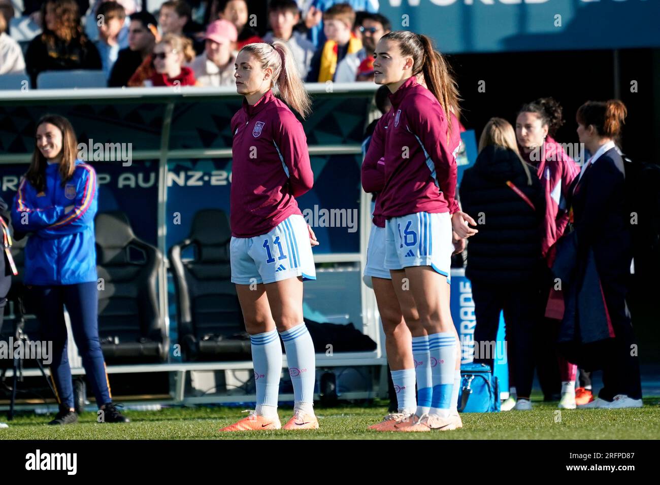 Auckland, Neuseeland. August 5. 2023. FIFA Frauen-Weltmeisterschaft 2023. Runde 16 – Schweiz gegen Spanien. Dat Do/Alamy Live News. Stockfoto