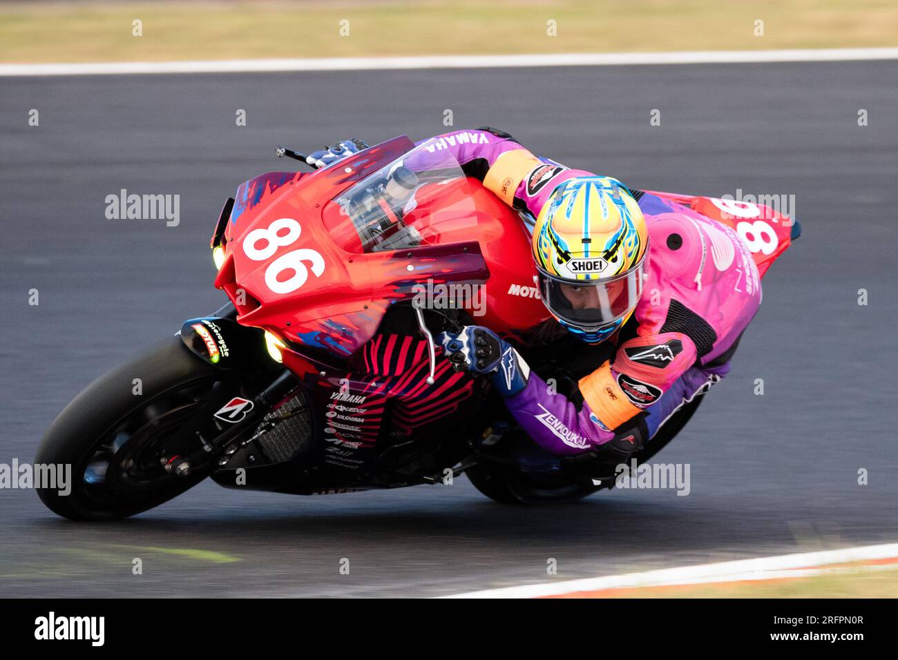 Suzuka, Japan, 4. August 2023. Yosuke Nakayama aus Japan im Team NCXX MIT RIDERS CLUB Yamaha YZF-R1 Kategorie NSTK während des 44. Coca-Cola Suzuka 8hr Endurance Race 2023 in Suzuka Japan. Kredit: Ivica Glavas/Speed Media/Alamy Live News Stockfoto