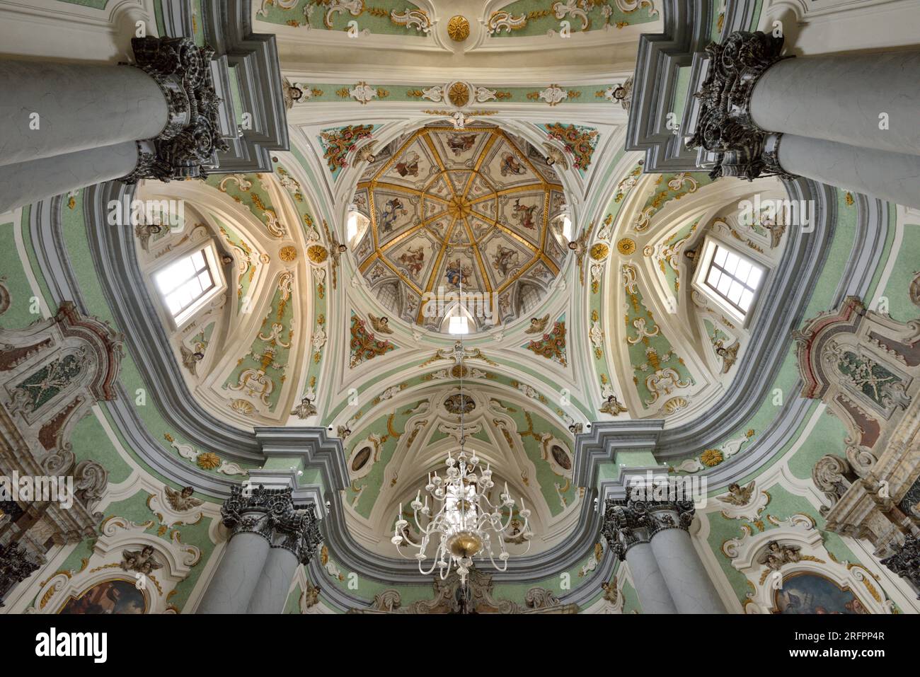 Fegefeuer, Kircheninnere, Matera, Basilikata, Italien Stockfoto
