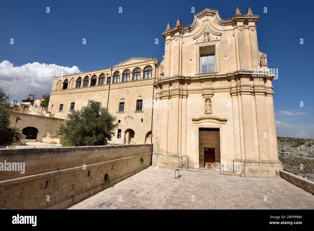 Kirche und Kloster von Sant'Agostino, Matera, Basilikata, Italien Stockfoto