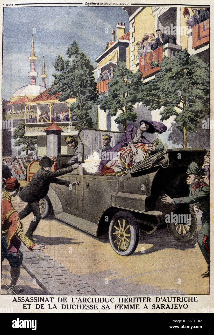 PETIT JOURNAL- 1895 - N° 236 - assassinat de l'abbé de BROGLIE