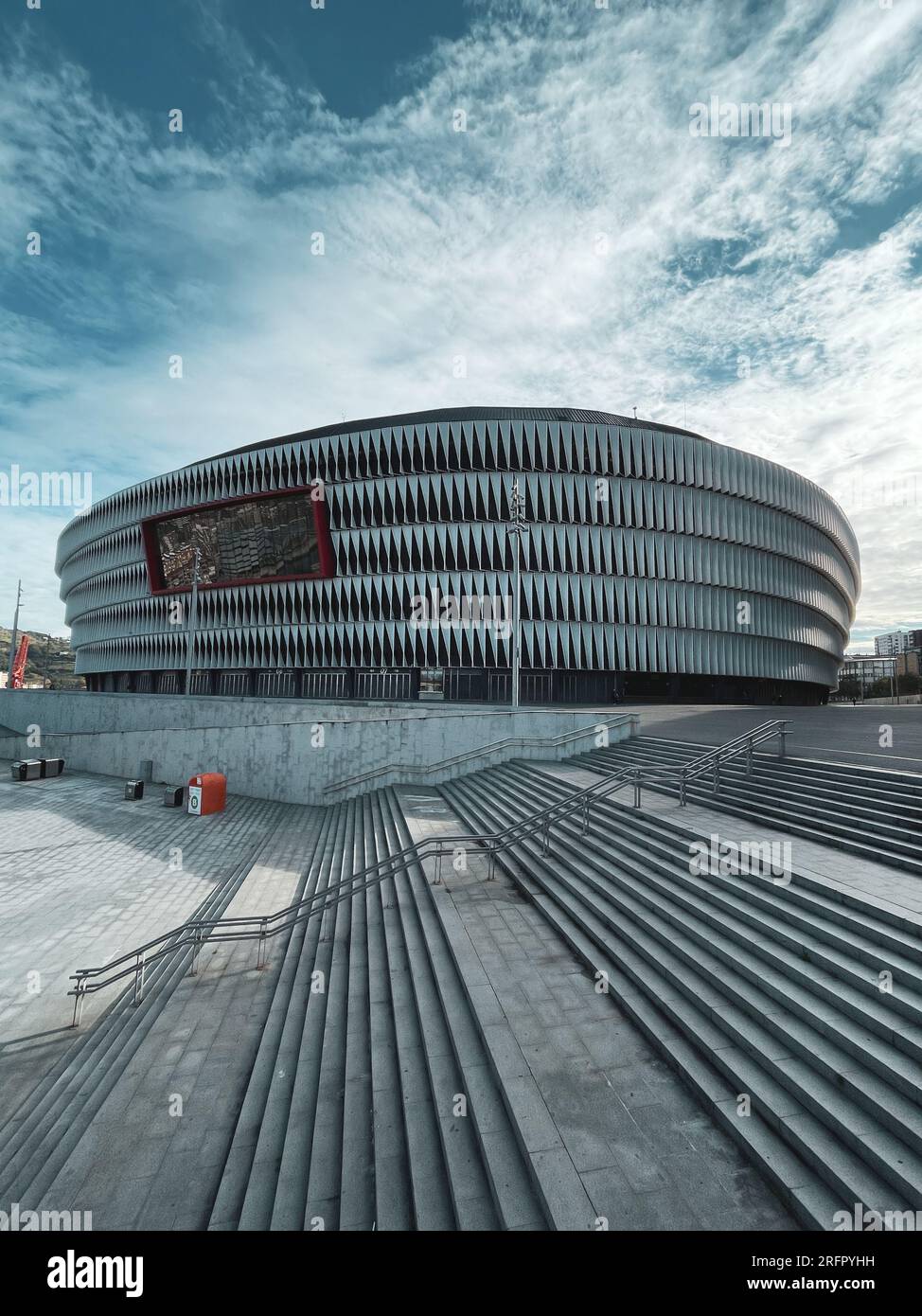 Fußballstadion San Mamés. Athletic Club de Bilbao. Bilbao, Baskenland, Spanien Stockfoto