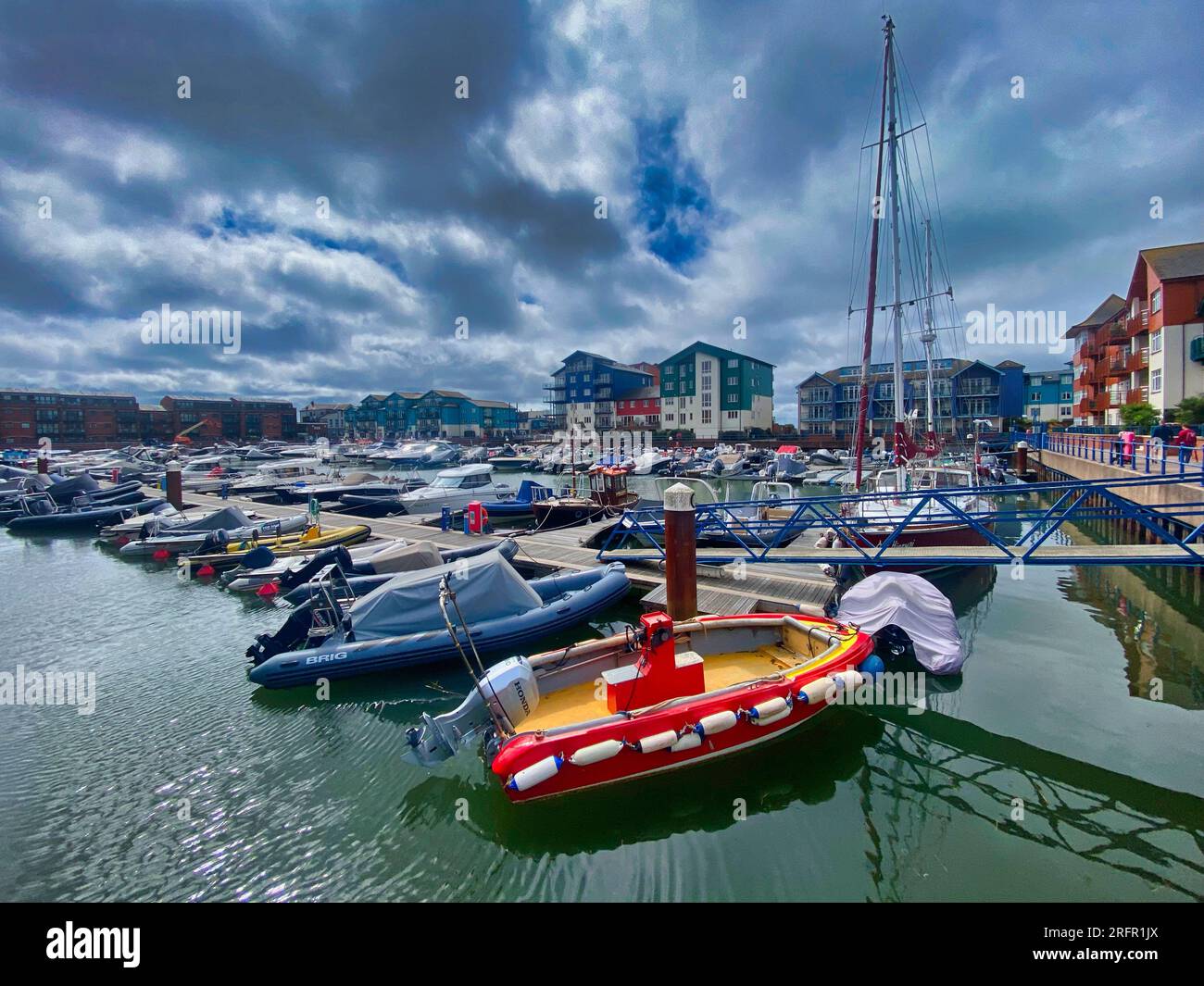 Exmouth Marina in Devon, Großbritannien Stockfoto