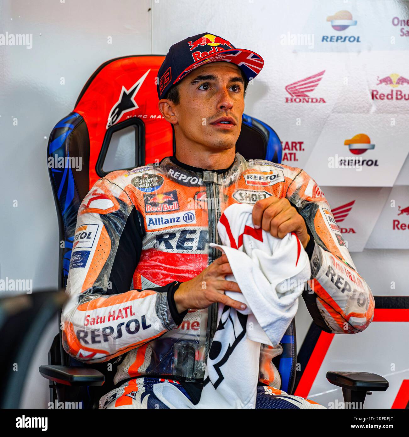 NORTHAMPTON, VEREINIGTES KÖNIGREICH. 05. Aug. 23. Während des britischen Grand Prix von Monster Energy auf dem Silverstone Circuit am Samstag, den 05. August 2023 in NORTHAMPTON, ENGLAND. Kredit: Taka G Wu/Alamy Live News Stockfoto