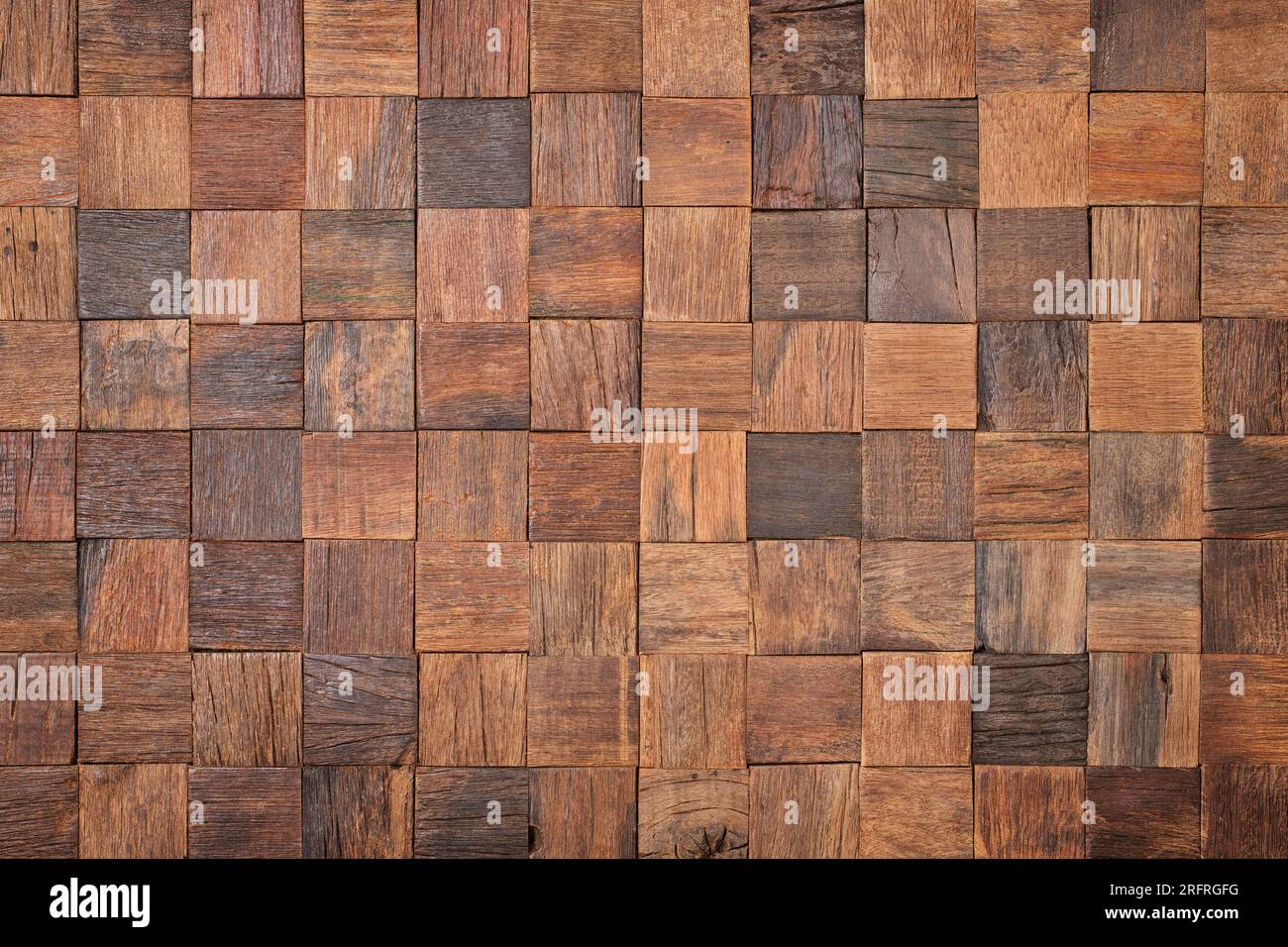 Braune Plank Wandtafel für Design, Holzhintergrund Stockfoto