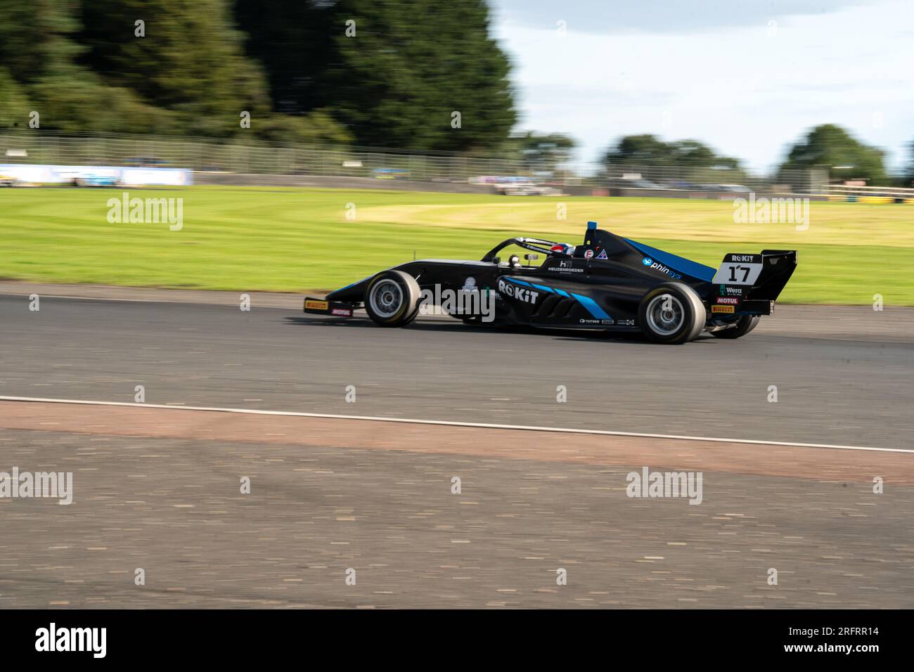 Patrick HEUZENROEDER - Phinsys von Argenti British F4 Championship Croft Stockfoto