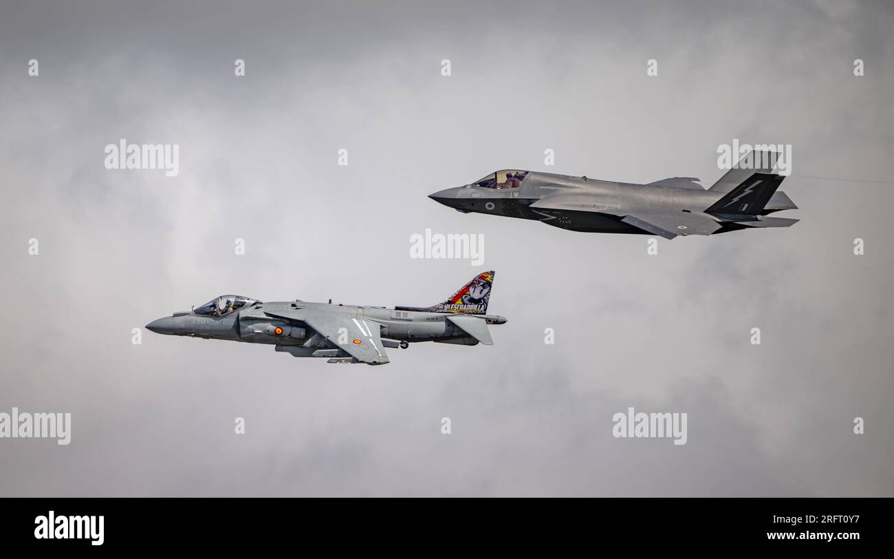 Lockheed Martin RN/RAF f-35B Lightning II auf der Royal International Air Tattoo 2023 Stockfoto