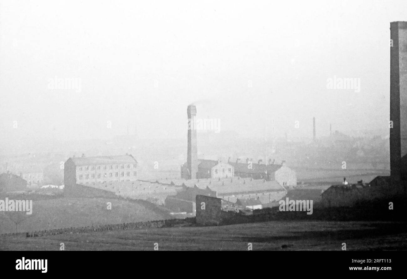 Panorama der Leylands, Leeds, viktorianische Zeit Stockfoto