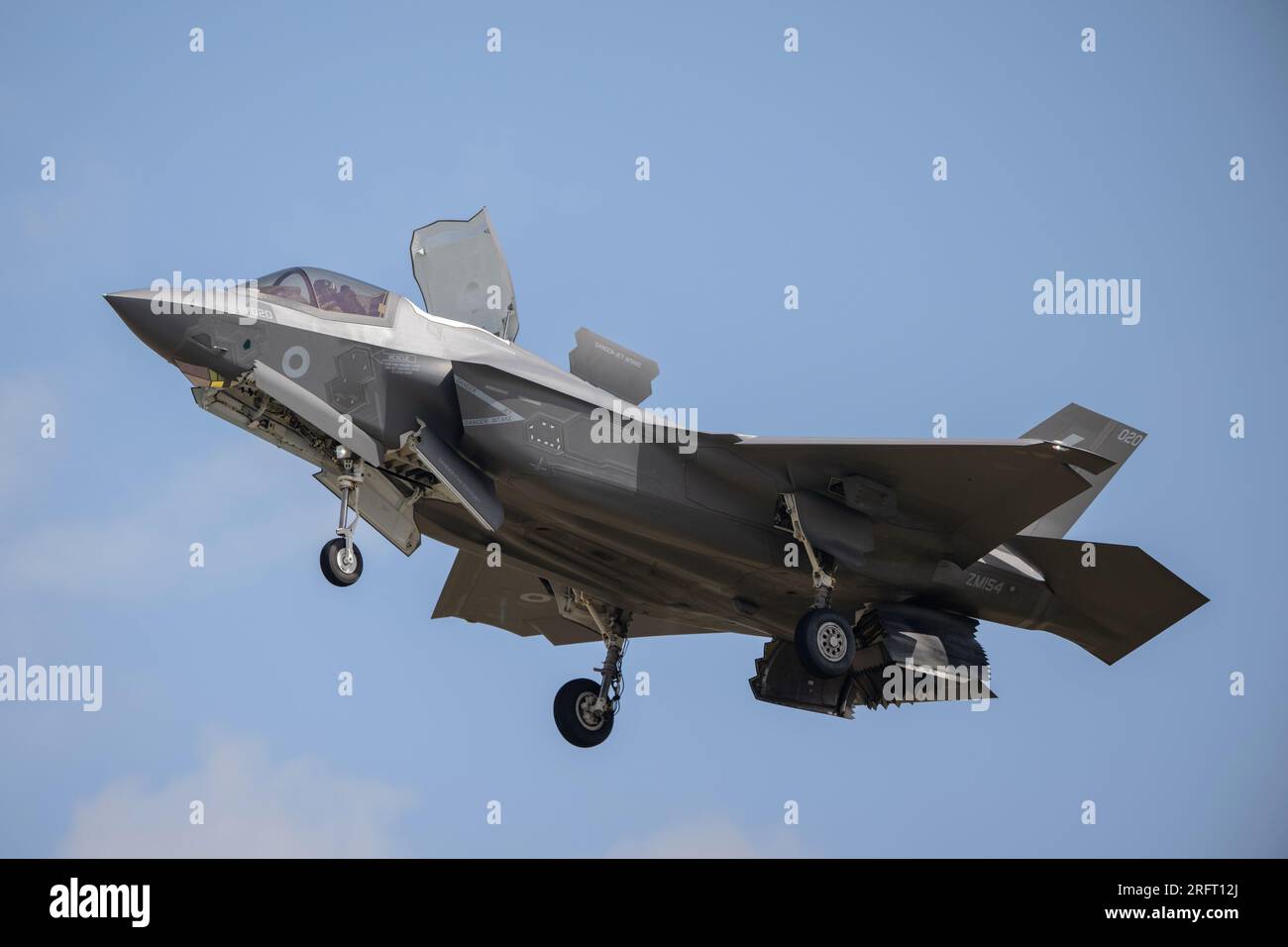 RN/RAF F F-35B Lightning II, auf der Royal International Air Tattoo 2023 Stockfoto